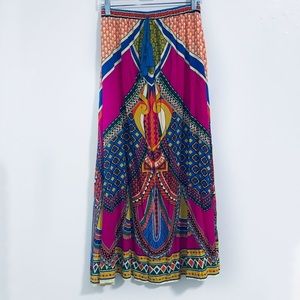 Flying tomato long FLOWING skirt pink blue small hippie boho Bollywood Tribal